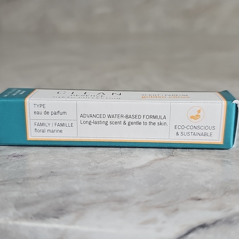 Clean Reserve h2eau 5ml “golden citrus” (alcohol free) Rollerball - Picture 4 of 4
